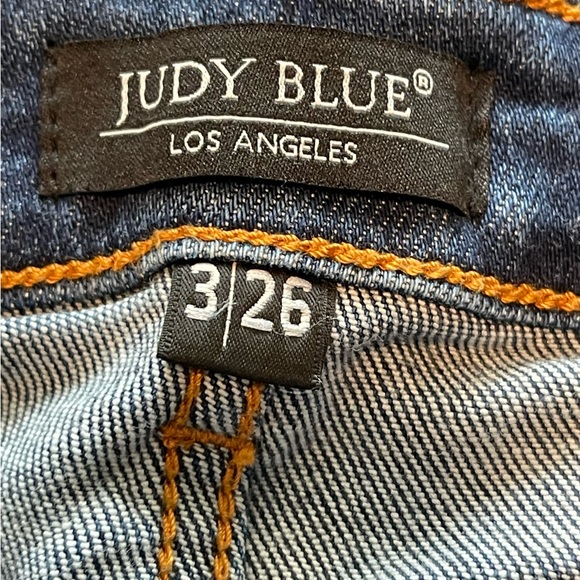 Judy Blue High Waisted Slim Straight Leg Jeans size 26 - Picture 7 of 7